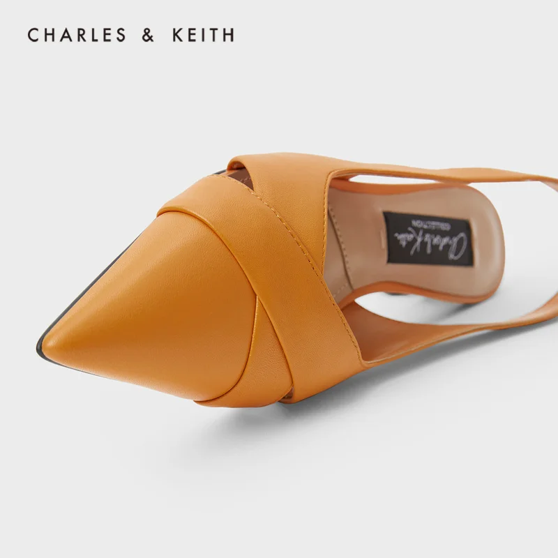 CHARLES＆KEITHNew Arrival for Spring Summer 2020SL1 71720036 Women sandals pointed toe Sandles &quotMules"|Боссоножки и