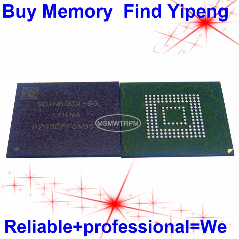 

SDINBDG4-8G 153FBGA EMMC 5.1 8GB FLASH MEMORY SDINBDG4