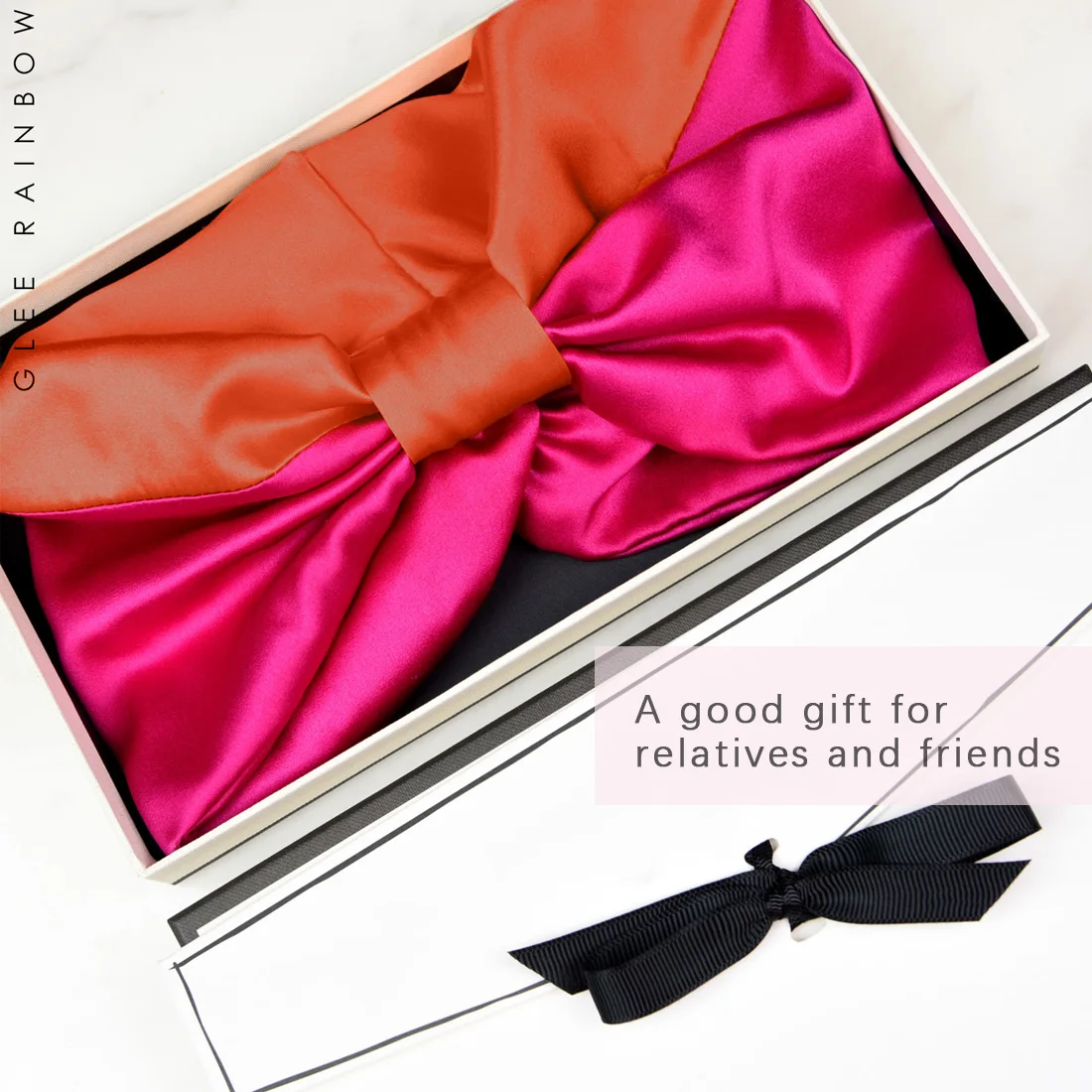 

6 Colors Satin Bonnet Salon Bonnet Night Hair Hat Double Elastic Bathing Sleep Women Head Cover Wrap Hat For Natural Curly Hat