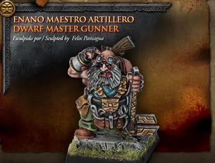 Карликовый мастер Gunnery 28 мм|dwarf|28mm |