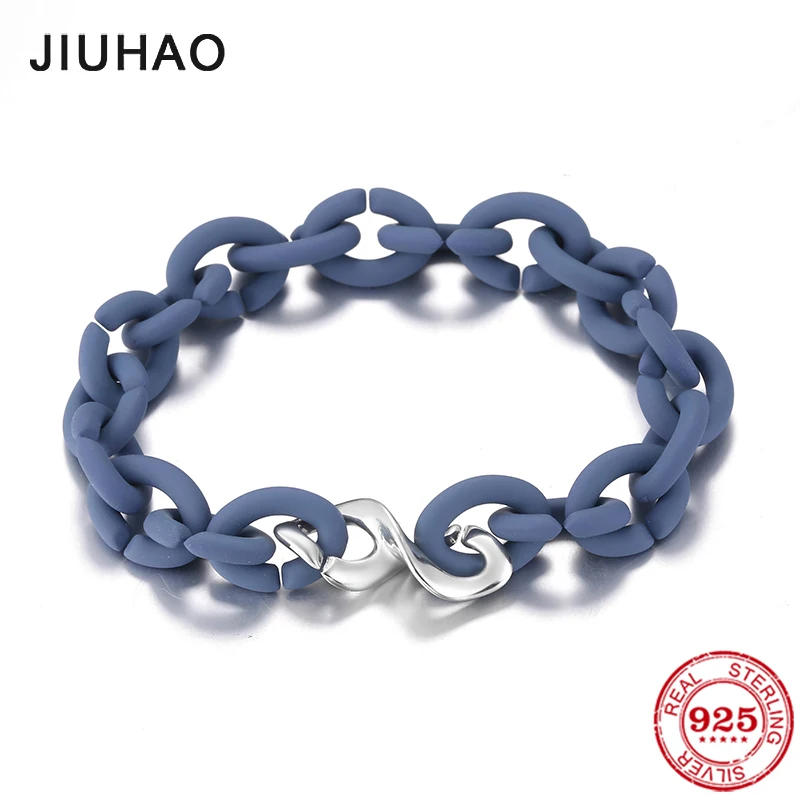 Высококачественные браслеты из твердой резины для женщин и мужчин на удачу с