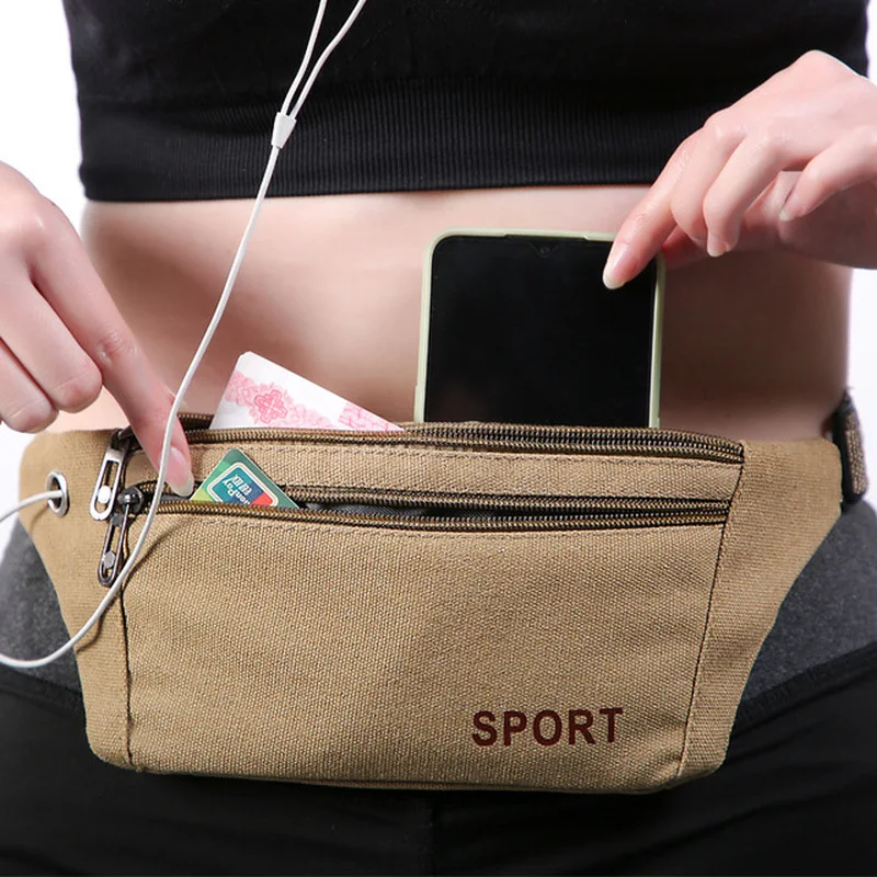 Спортивная поясная сумка для мужчин и женщин многофункциональная мессенджер с