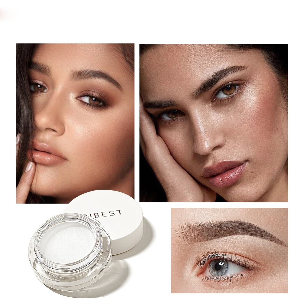 

1Pc Waterproof Eyebrow Base Cream Makeup Eyebrow Primer Gel Eye Under Shadow Cosmetic Long Lasting Smudge-Proof Brow Primer