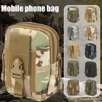 men outdoor tactical molle pouch belt waist pack bag small pocket military waist pack running pouch travel camping pocket bags