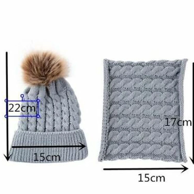 Cute Toddler Kids Girl&ampBoy Baby Infant Winter Warm Crochet Knit Hat Fur Pom Beanie Cap Scarf | Детская одежда и обувь
