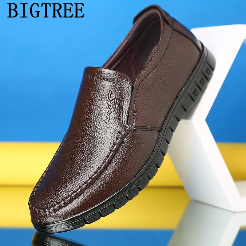 Мужские туфли из натуральной кожи лоферы мужская обувь роскошная брендовая