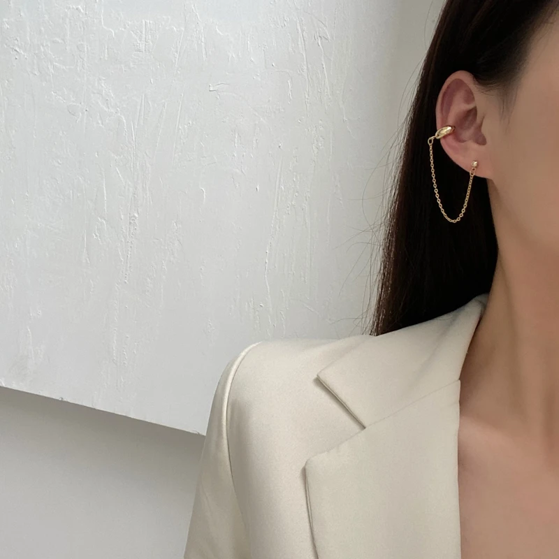 

S925 needle Fashion Jewelry Metal Earrings Hot Selling Women 2021 Ear Cuff Earring For No Piercing Fashion Jewelry Gift