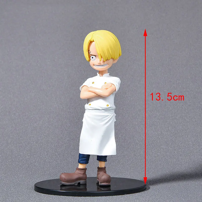 5 шт./лот коллекционные аниме одна деталь Луффи мини-модель фигурка ПВХ японский