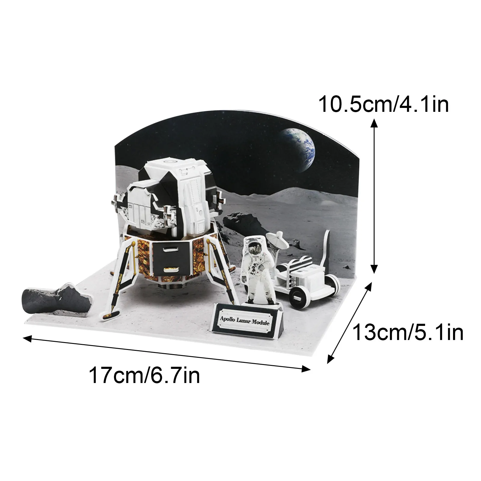 

Montessori Diy The Apollo Puzzle Paper Aerospace 3d Model Puzzles Assembled Brain Teaser Learning Educational Games Toys Jigsaw