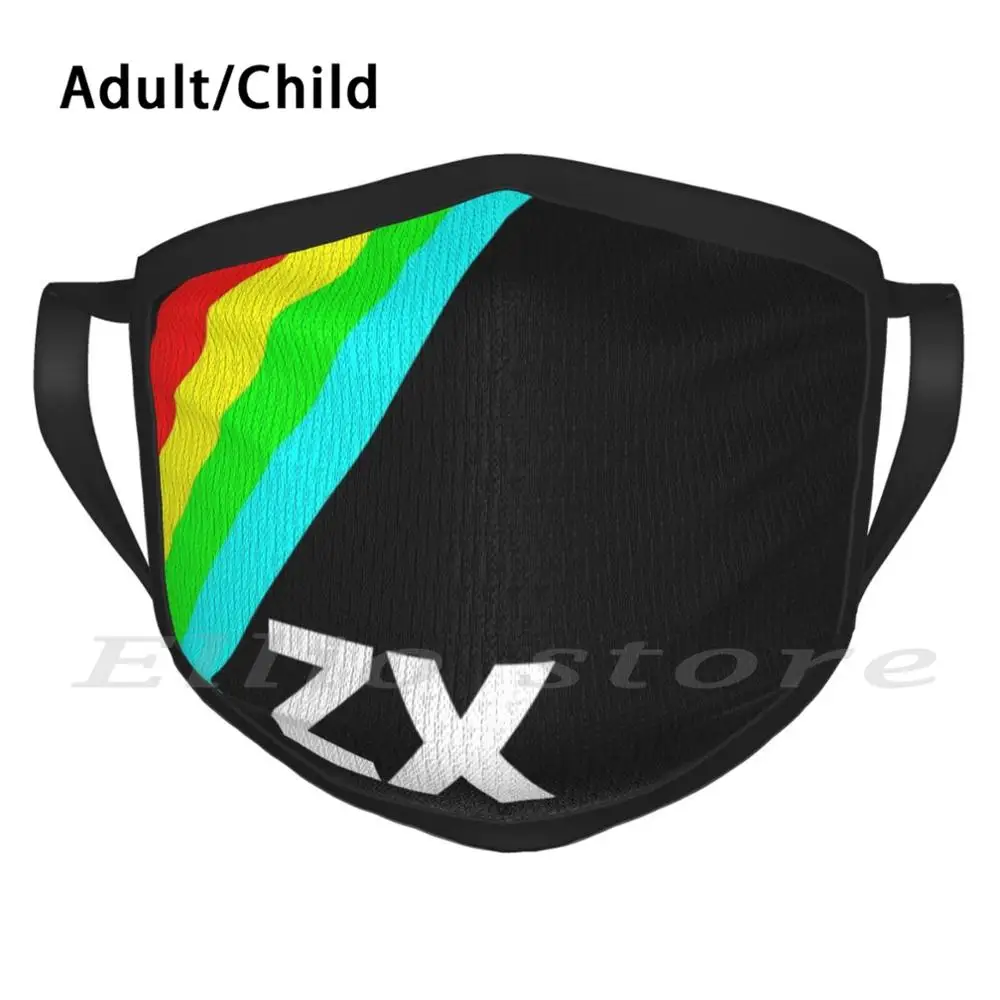 

Zx маска-шарф для защиты от пыли для взрослых и детей DIY Zx спектр Ретро 80-х игр