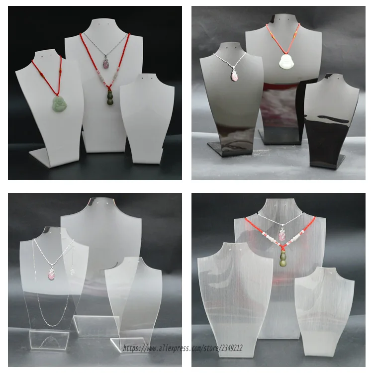 Колье колье с держателем и сережками выставочный стенд ювелирный Органайзер