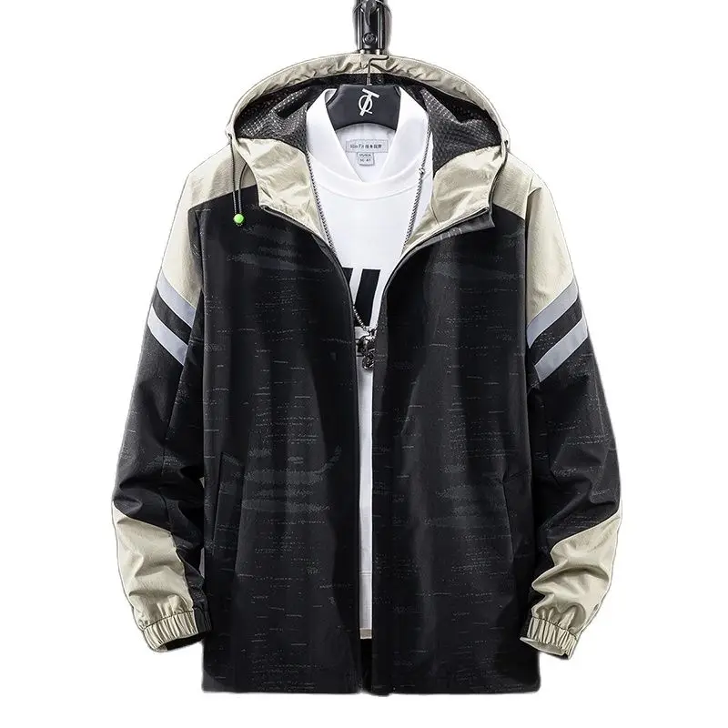 

New 8XL Plus Size Mens Jackets Spring Autumn Casual Fashion Bomber Jacket Men Overcoat New Baseball Jackets Men Jacket Coats