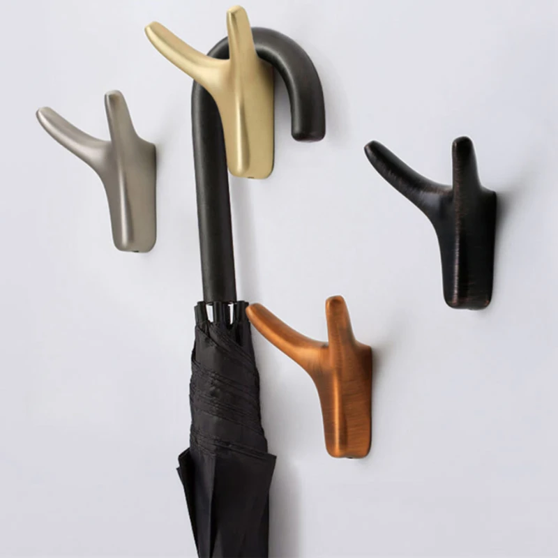 

European Luxury Hooks Bathroom Kitchen Room Cloth Towel Rack Zinc Alloy Storage Hooks Coat Hat Hanger Keys Creative Hook
