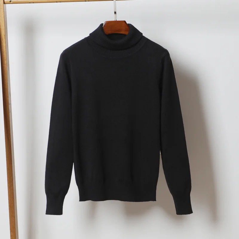 Женские вязаные пуловеры с длинным рукавом черные Белые Повседневные однотонные