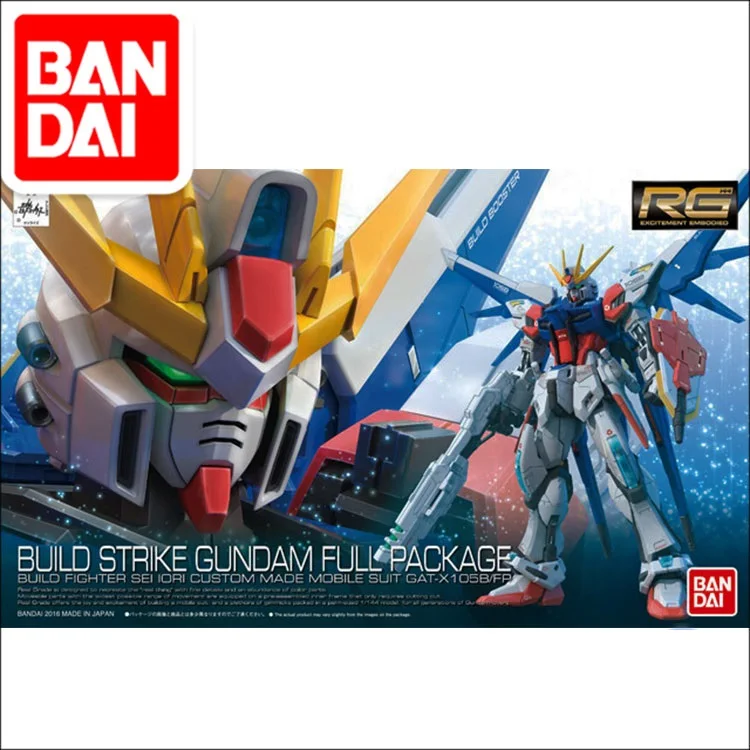 Оригинальная модель Gundam RG 1/144 Сборная STRIKE GUNDAM полный посылка мобильный костюм