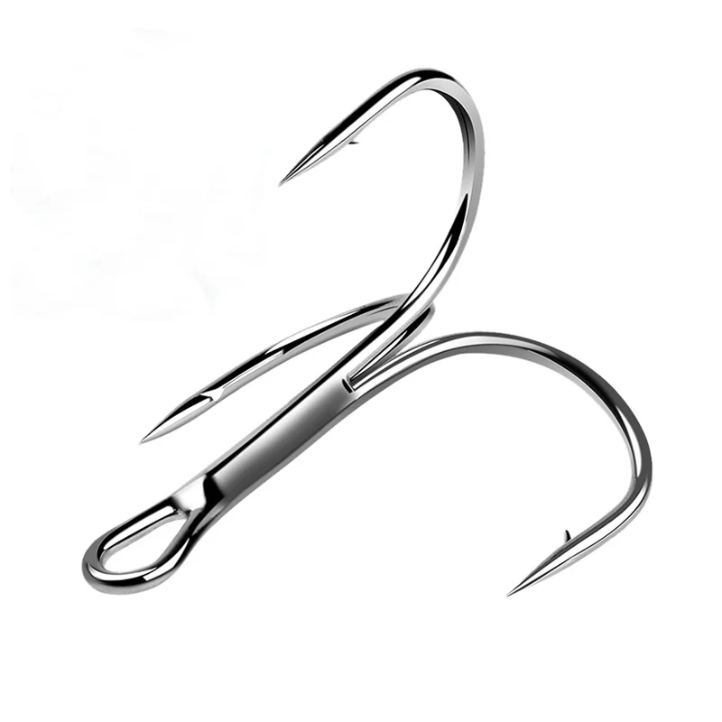 

Тройные рыболовные крючки из углеродистой стали, 20 шт./компл.