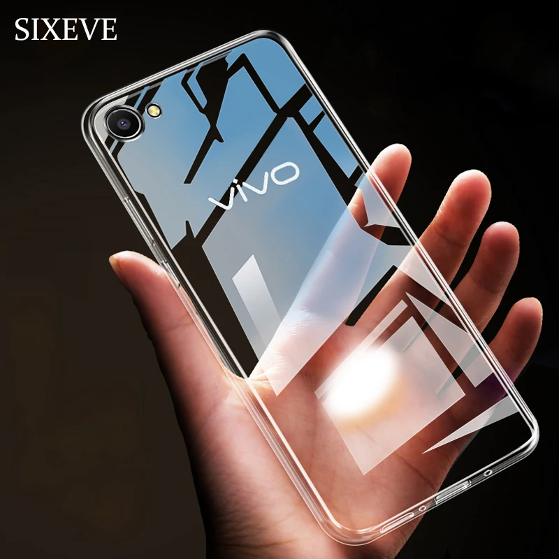 Тонкий прозрачный ТПУ чехол для телефона VIVO X20 X21 X23 X27 X30 X6 X7 X9 Plus Y53 Y55 Y52S Y66 Y67 Y71 Y75 Y79