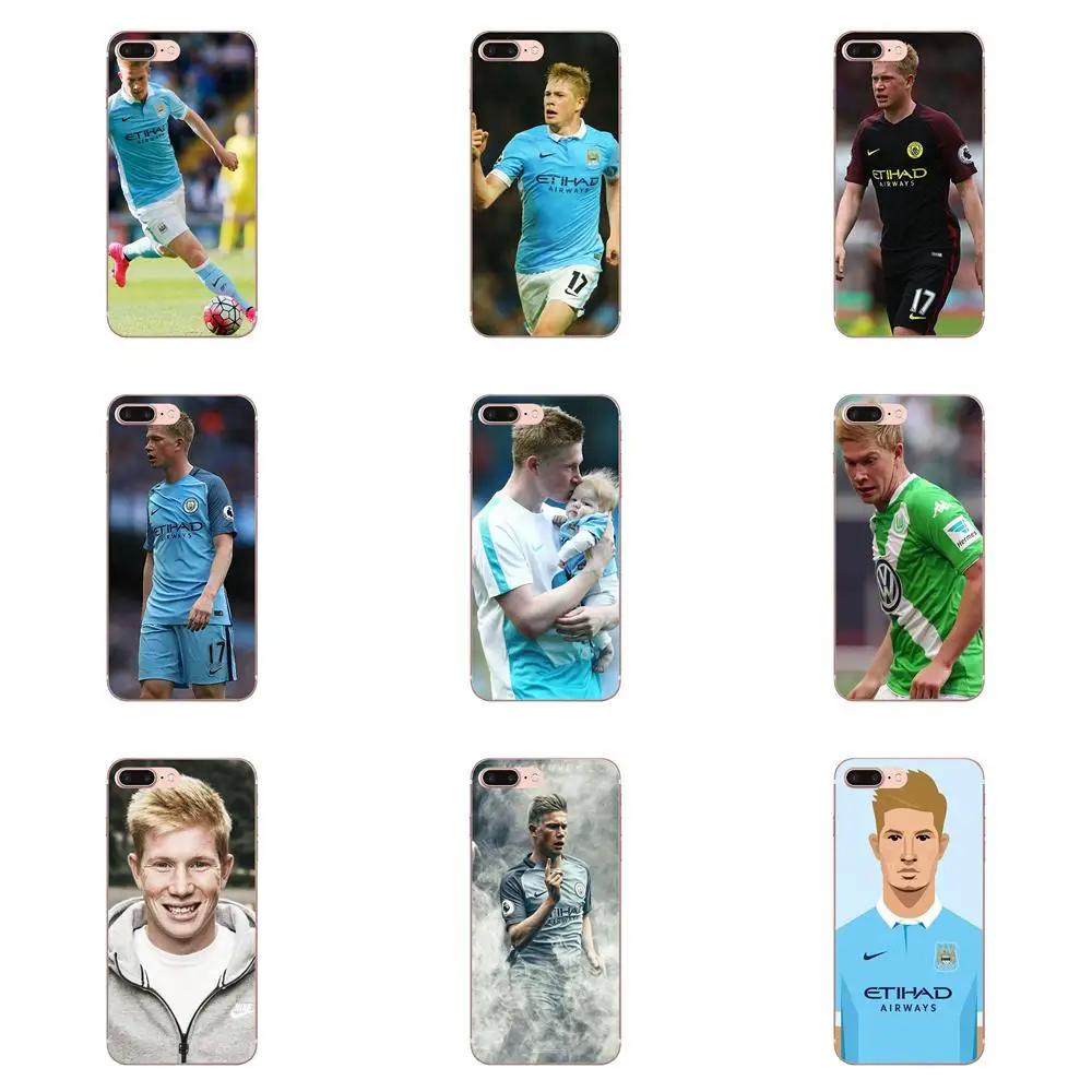 Чехол для мобильного телефона Kevin De Bruyne мягкий ТПУ Samsung Galaxy Note 5 8 9 S3 S4 S5 S6 S7 S8 S9 S10 mini