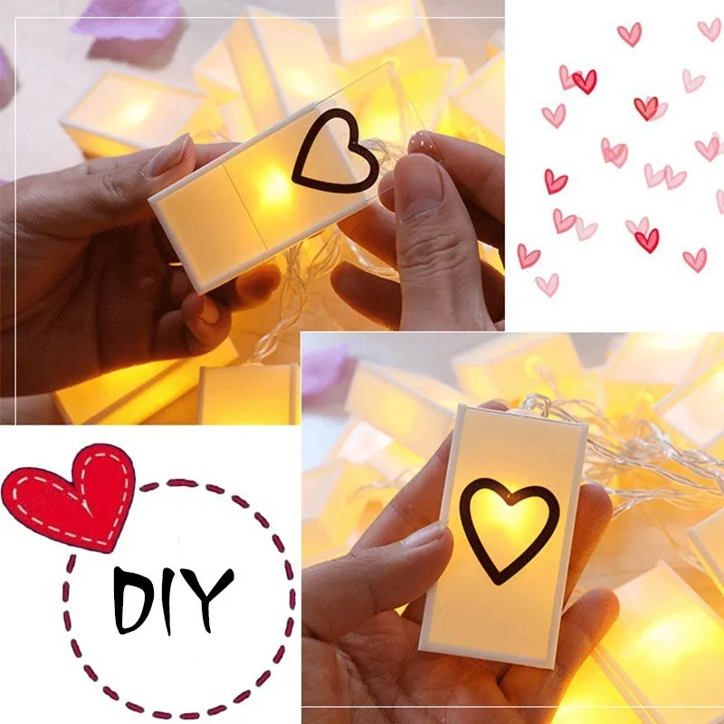 Светодиодный светильник с надписью сделай сам 6 м 50 светодиодный аккумулятором