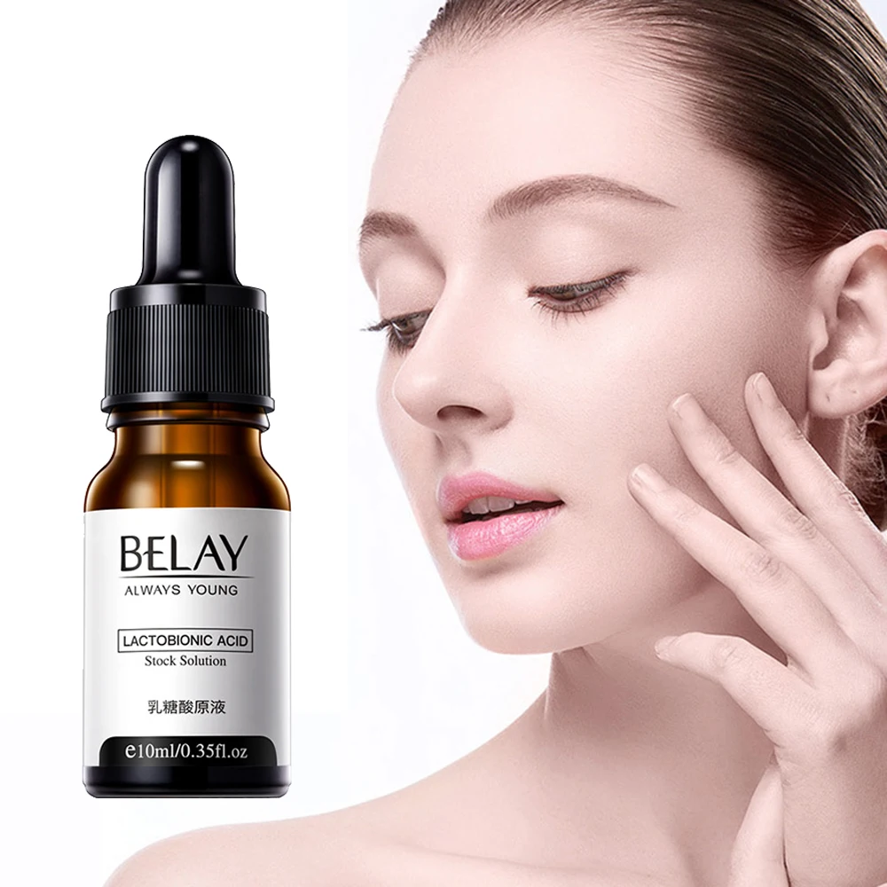 

10 мл эссенция с лактобионовой кислотой, контроль масла, отшелушивающее отшелушивающее средство от угрей, акне, сужение пор, сыворотка для ух...