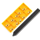 1 шт. SDNCN10101212H07 токарный станок с ЧПУ внешний поворотный держатель инструмента 62,5  высокое качество + 10 шт. DCMT DCGT07 набор носимых вставок из жесткого сплава