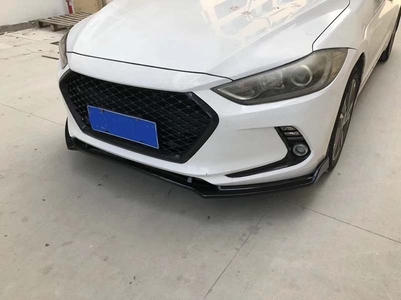 Для Hyundai Elantra 2017 новинка 2018 3 шт. автомобильный передний бампер разветвитель для