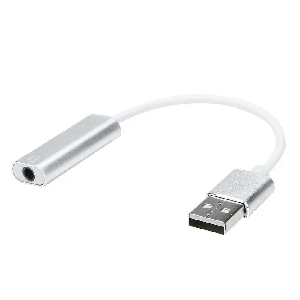 Внешняя звуковая карта Usb со штекером 3 5 мм адаптер для гарнитуры регулировка