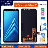 super amoled for samsung galaxy a8 2018 a530 a530f lcd display touch screen digitizer assembly a8 2018 duos lcd a530fds