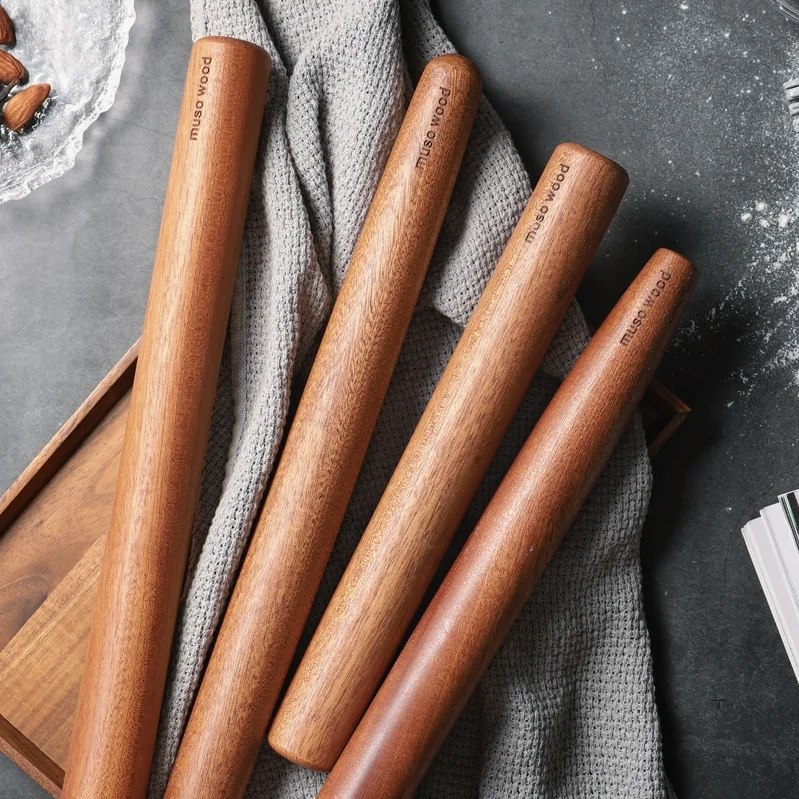 

Baking Tool Rolling Pin Dumpling Skin Roller Wooden Practical Rolling Pin Dough Roller Rouleau Patisserie Home Gadget DH50GMZ