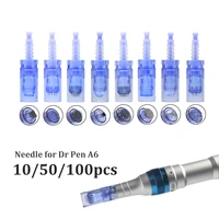 newest nano9pin12pin36pin42pin micro needle cartridge for dr pen a6 needle replacement head derma pen tattoo tip 1050100p