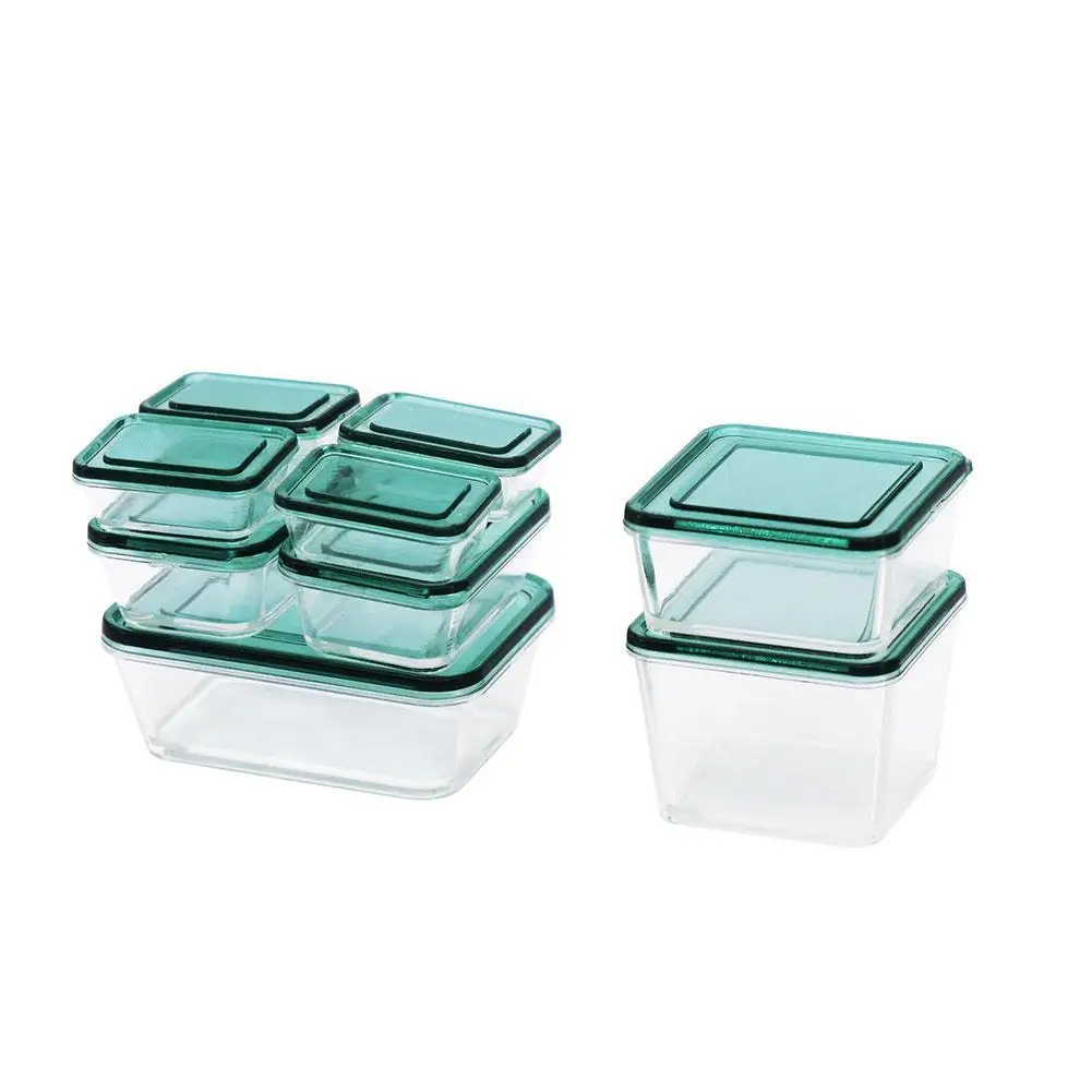 

Коробка для хранения продуктов в комплект из 9 предметов пищевых продуктов игра Кукольный дом модель подходит для 1/12 кукольный домик безвре...