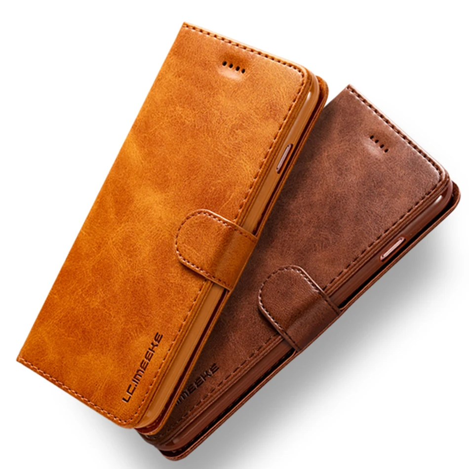 Простой стильный кожаный чехол бумажник для samsung Galaxy Note 9 SM N960F телефона с