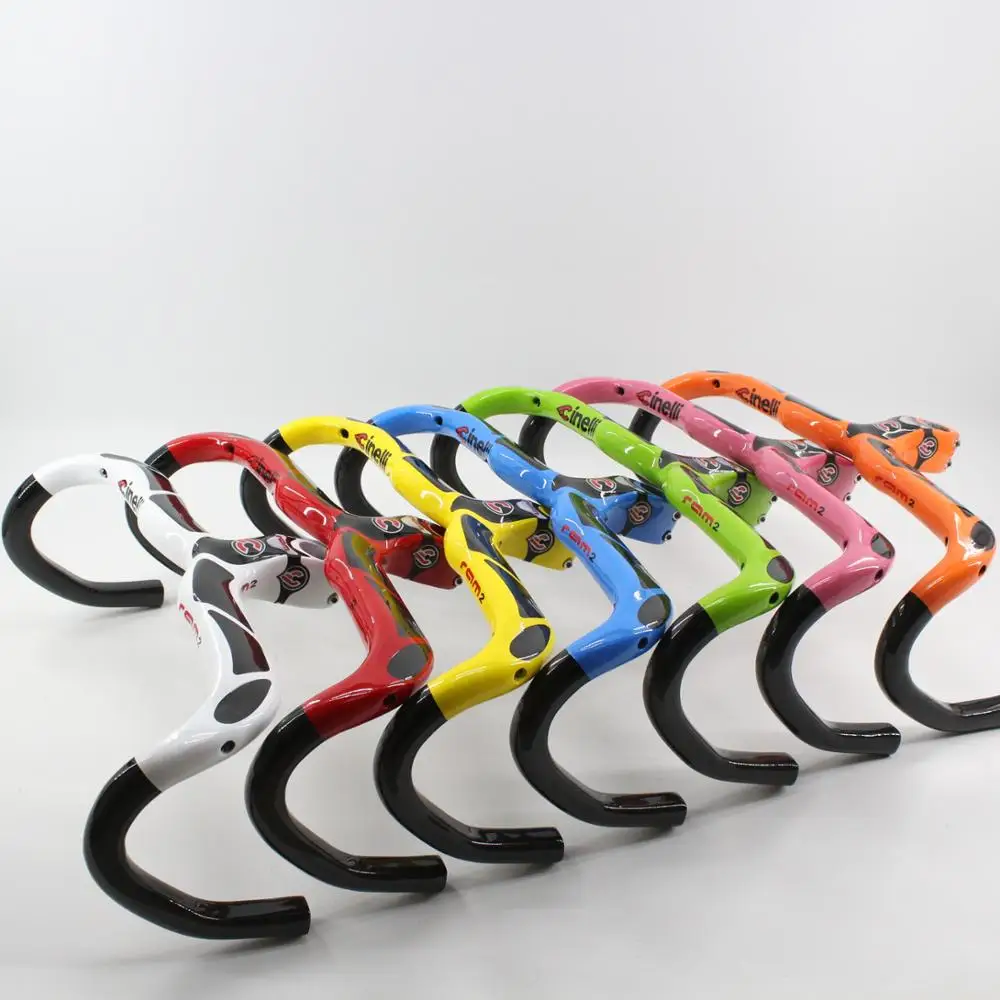 Новый Подгонянный полностью углеродный велосипедный руль дорожный и стержень