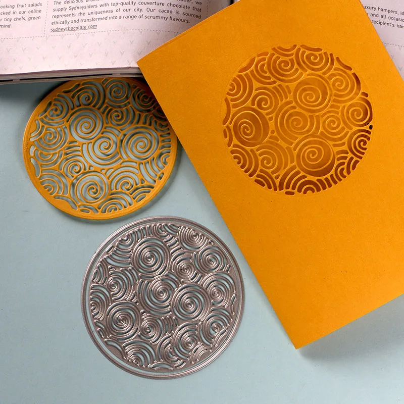 DF китайский круглый вырез DIY Скрапбукинг/фотоальбом декоративное тиснение