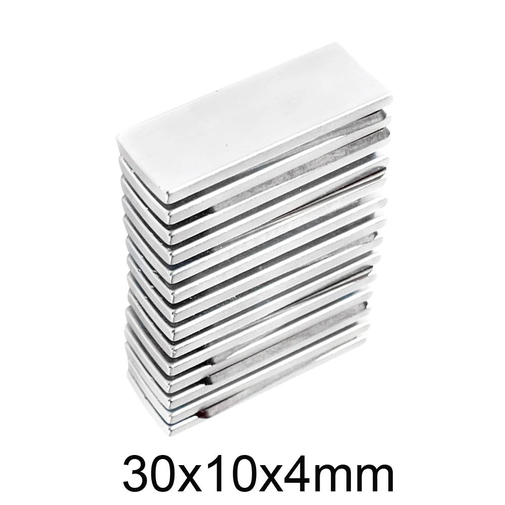 Мощный Неодимовый Магнит 30x10x4 лист 30 х10 мм постоянный магнит х10х4 2 ~ 50 шт. |