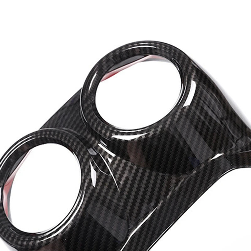 

2 Set Car Accessories: 1 Set Car Rear Exhaust Vent Decorative Frame & 1 Pcs Center Console Gear Shift Decoration Frame