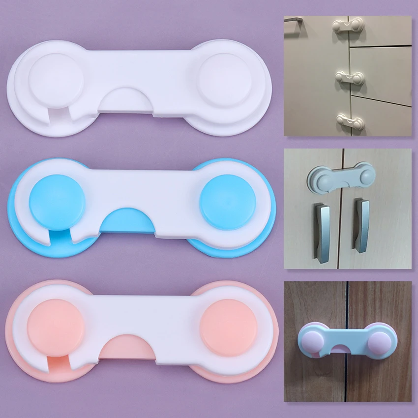 5PCS/Lot Children Security Protector Multi-function Baby Safety Lock Cupboard Cabinet Door Drawer Locks Care | Мать и ребенок