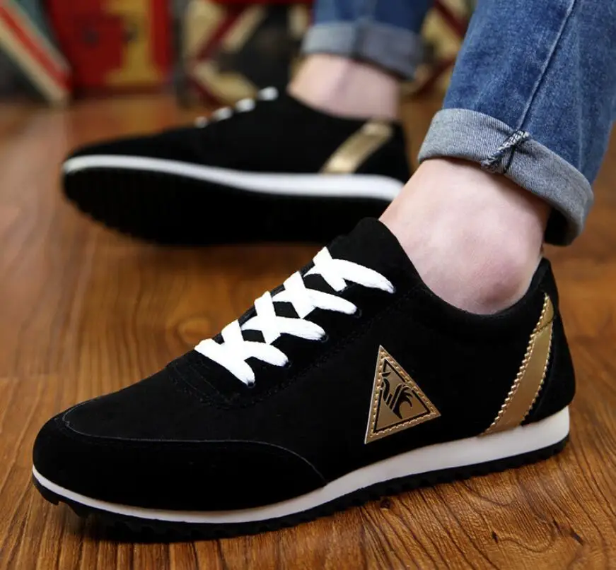 Men canvas Fashion Brand Casual Shoes flat For Comfortable Lace Up Zapatos Sapatos youth Plus Size Hombre sneakers |