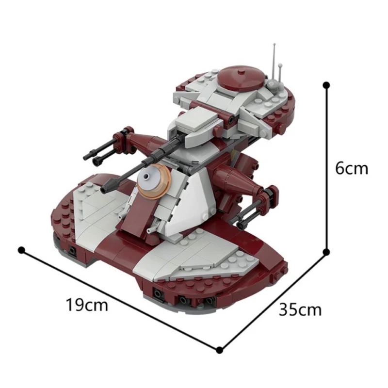 

New AAT 75283 Modification Star Space Wars Series Armored Assault Tank Model MOC-53017 Building Block Bricks Kid DIY Toy Gift