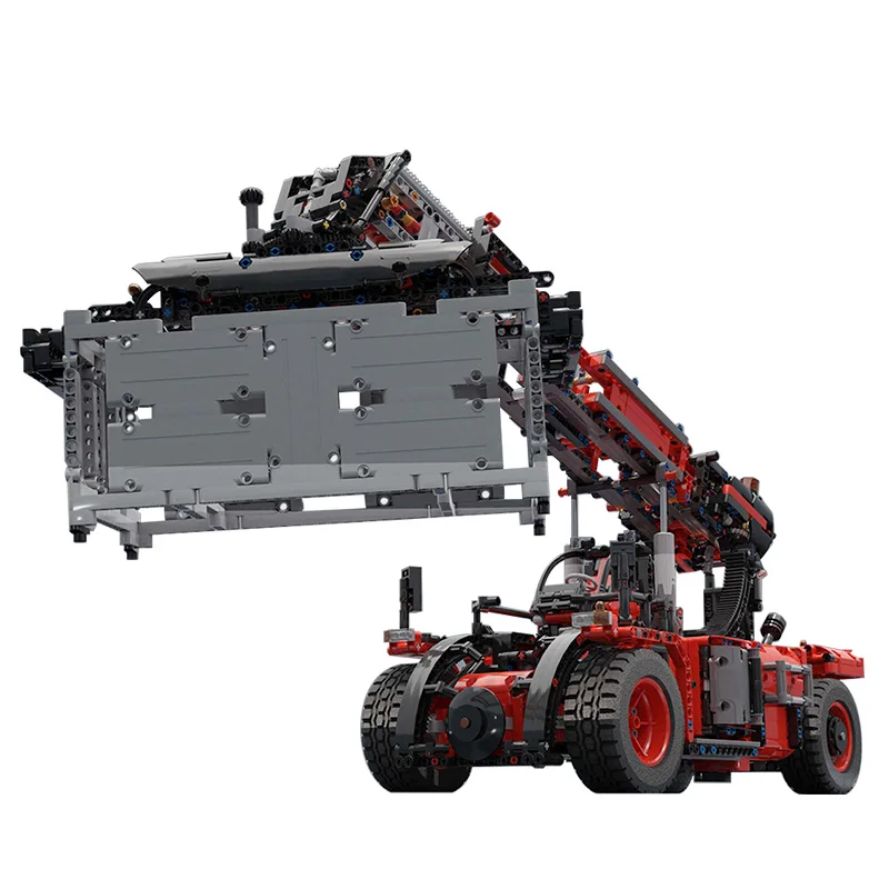 

3500PCS BuildMoc Technical Car Reach Stacker Truck Diy Building Block Bricks Model Toys Children Kids Friends Educational Gifts
