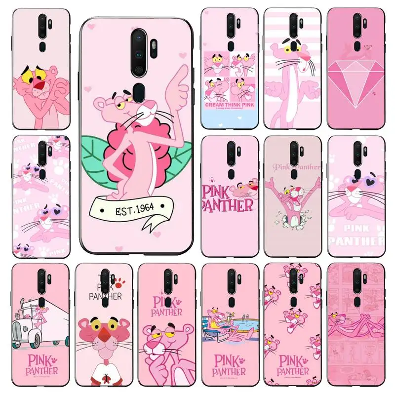 

MaiYaCa Pink Panther Phone Case for Vivo Y91C Y11 17 19 17 67 81 Oppo A9 2020 Realme c3