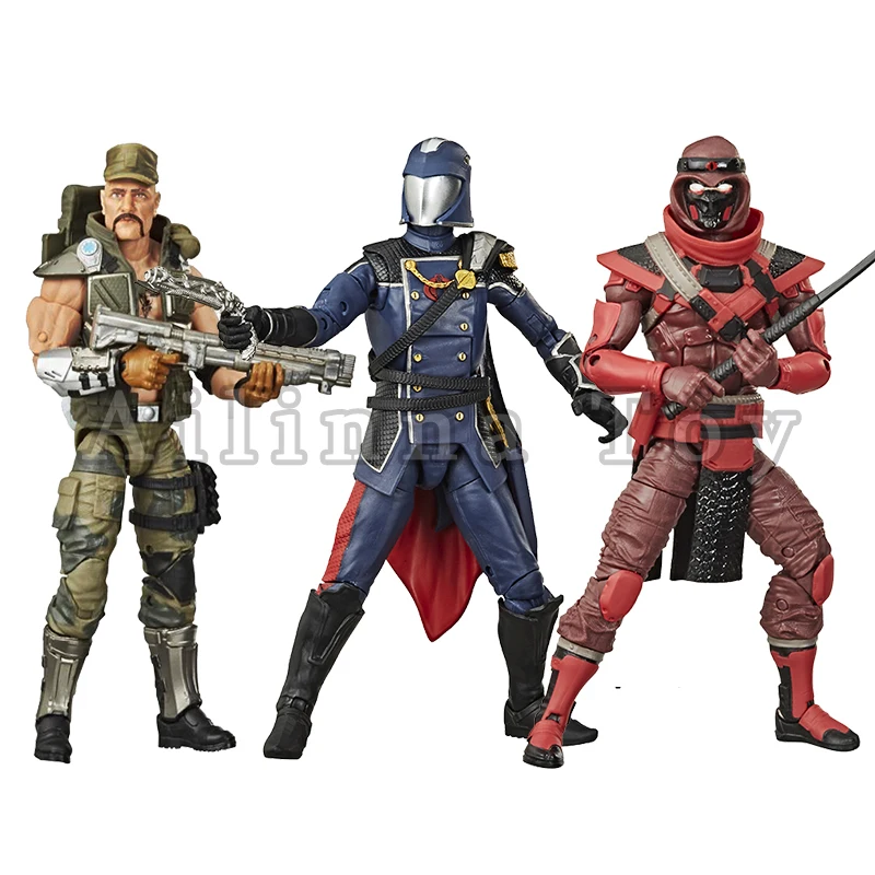 Hasbro г. Я. Джо 1/12 6 дюймовый экран серии Wave 2 комплекта из 3 фигурок Кобра красный