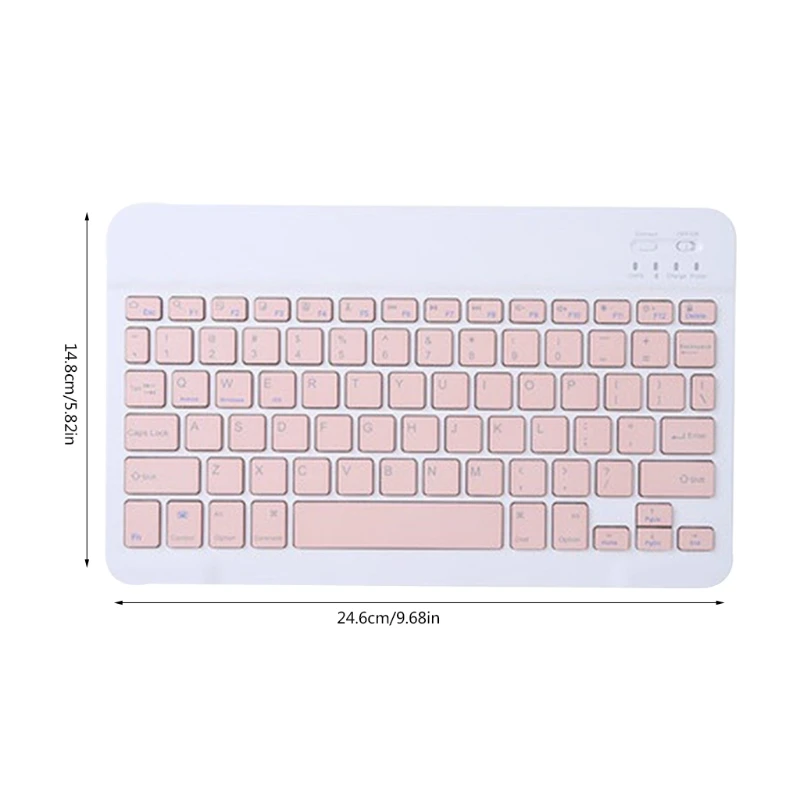 

10 Inch Wireless Keyboard Mouse Laptop Tablet Notebook Bluetooth Ultra Slim Keyboard for ipad 9.7 10.2 Air 4 Pro 11
