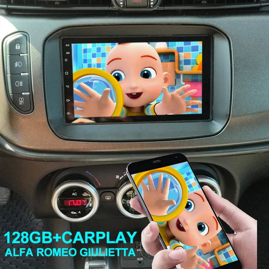 С Canbus Carplay Android радио для Alfa Romeo Giulietta головное устройство Автомобильный