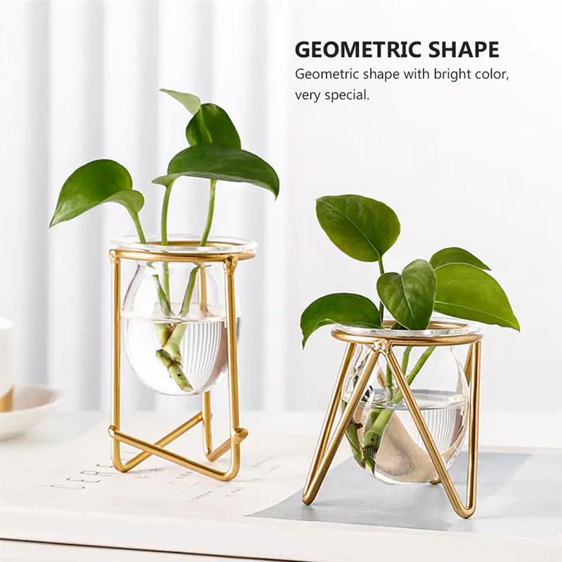 1 шт. стеклянная ваза в скандинавском стиле декоративные растения Цветочная