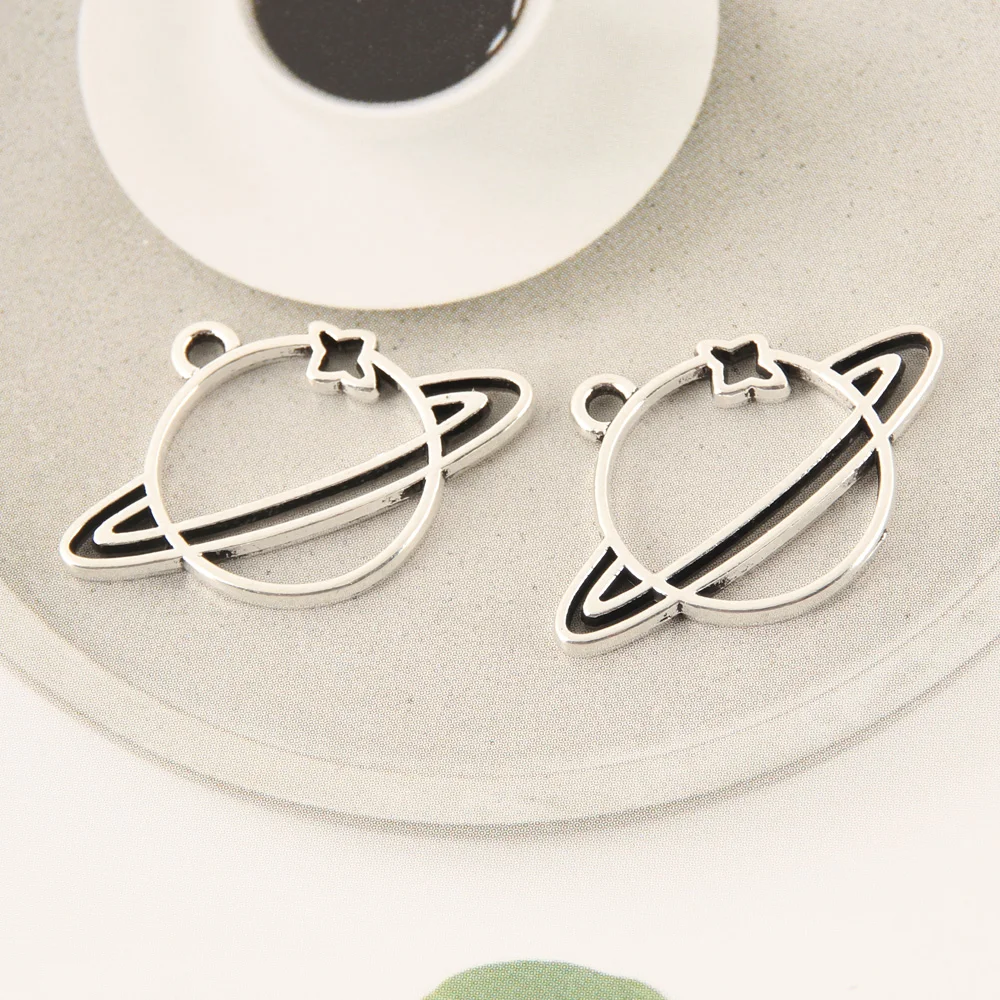 25 шт. серебряные подвески в виде Вселенной | Украшения и аксессуары