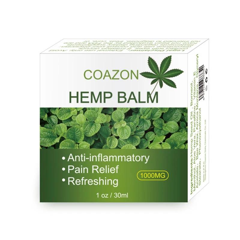 

Pain Relief Hemp Extract Salve All Natural Ointment Refreshing Hemp Balm