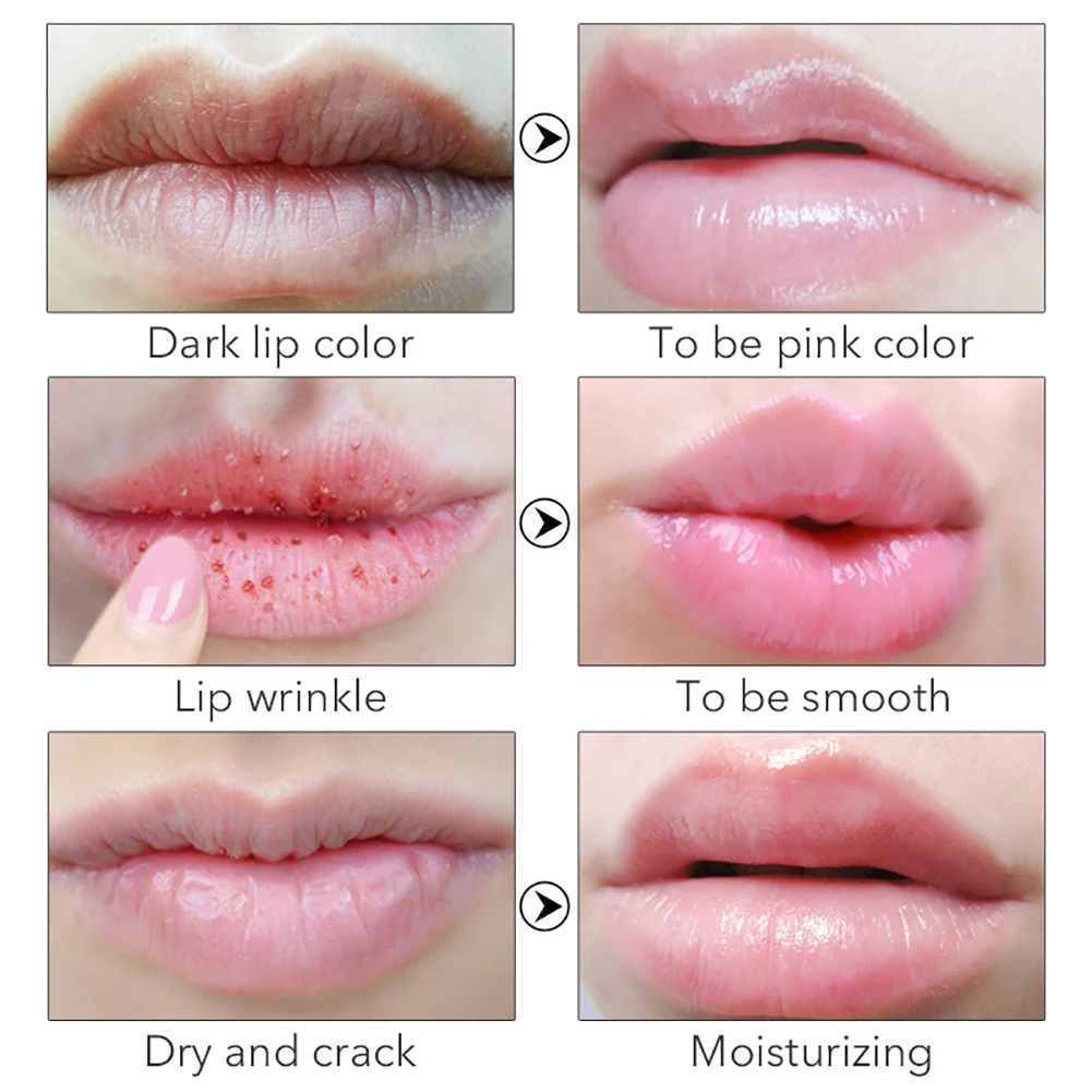 

1PC Natural Lip Scrub Sugar Scrub Lip Exfoliating Cream Full Lip Moisturizer Gental Lip Mask Balm For Chapped Lips Treatment