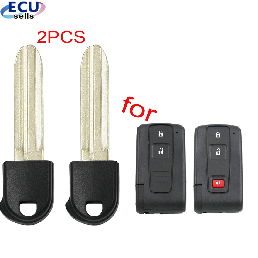 2 шт. х умный запасной ключ аварийная вставка лезвие TOY43 для Toyota Prius 2004 2009|Ключ от