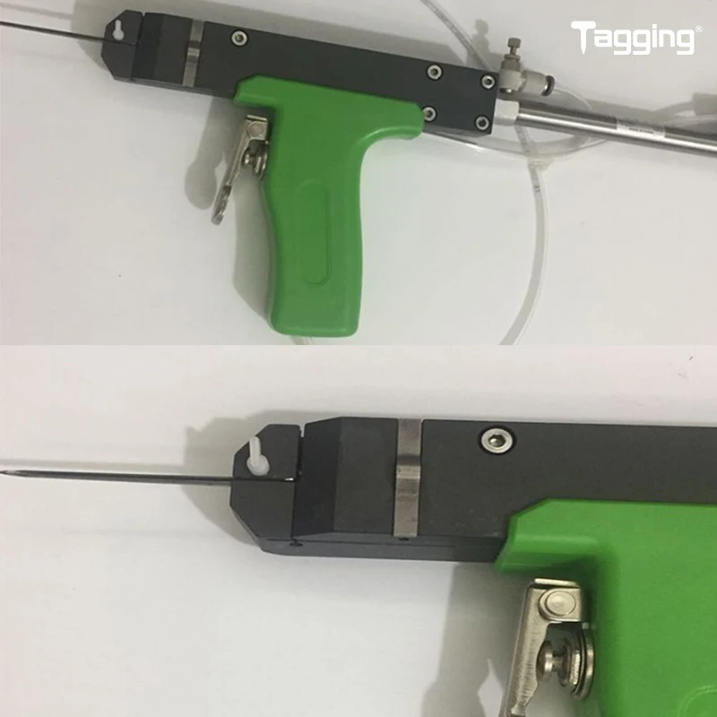 TM451SS пневматическая обувь метка пистолет с 25 до 55 мм Толстая бирка булавка для